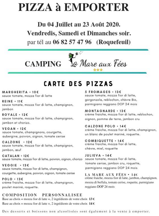 Camping La Mare Aux Fees Hotel Roquefeuil Kültér fotó